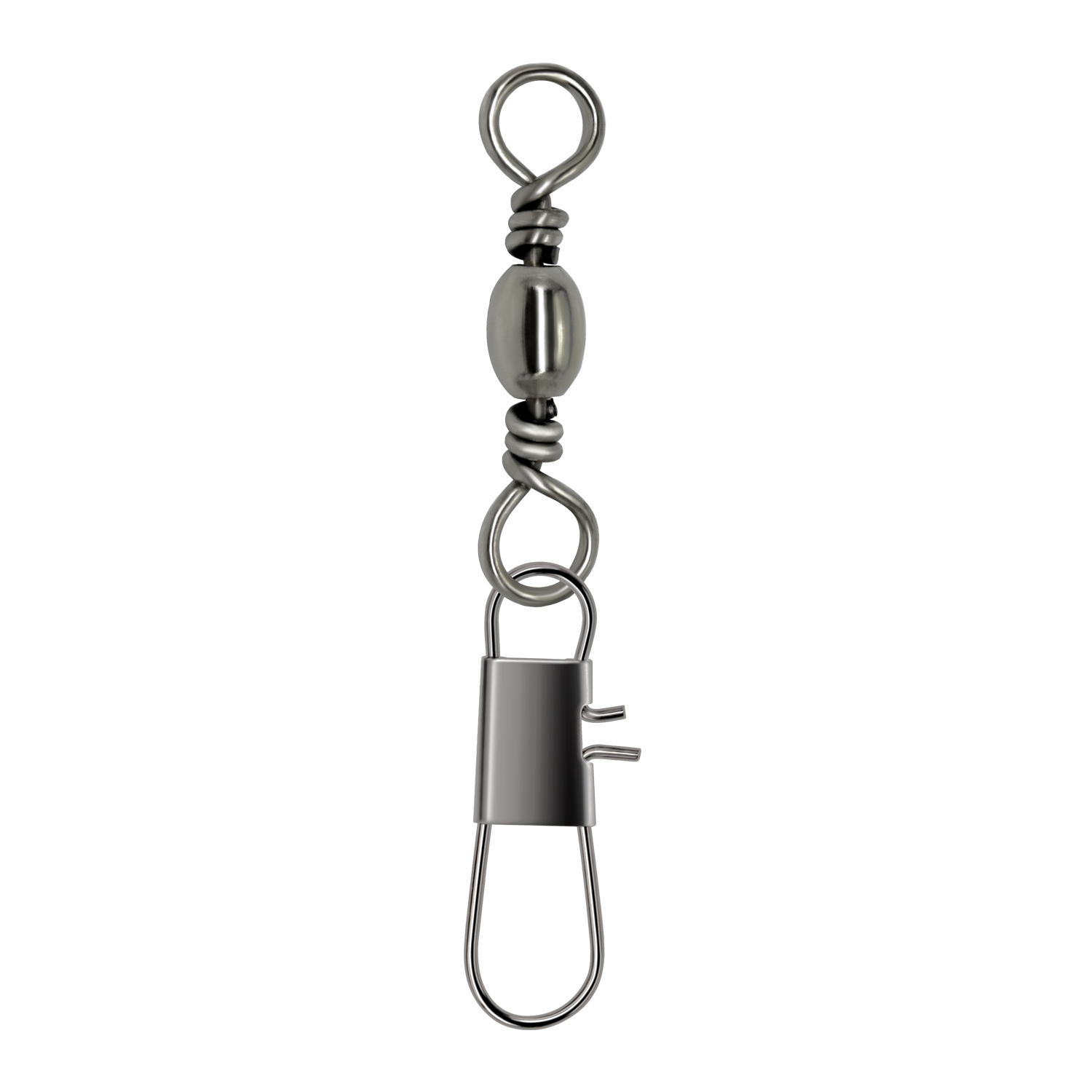BARREL SWIVEL WITH INTERLOCK SNAP