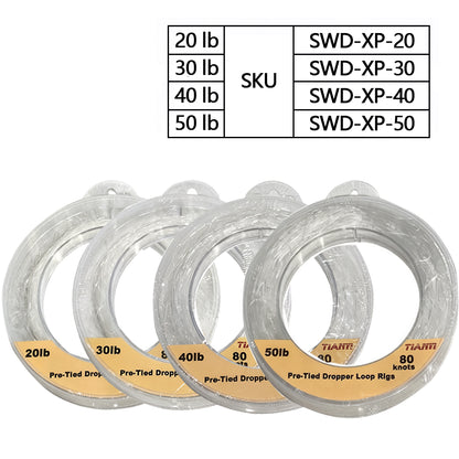 Pre-Tied Dropper Loop Rigs