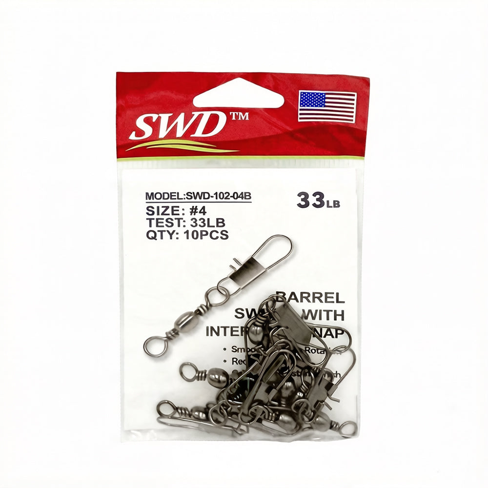 Barrel Swivel with Interllock Snap