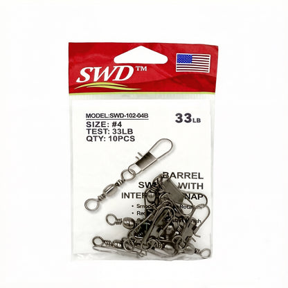 Barrel Swivel with Interllock Snap