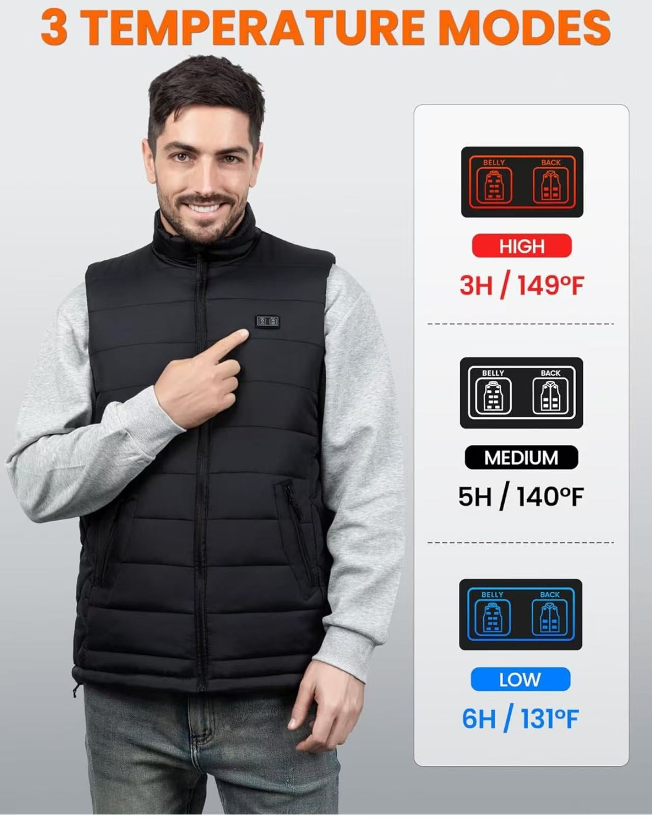 Men's Heated Vest