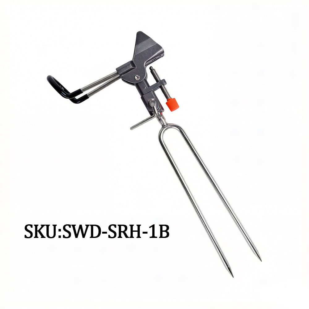 Universal Adjustable Surf Rod Holder with Ground Spike