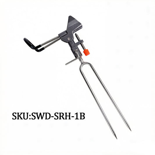 Universal Adjustable Surf Rod Holder with Ground Spike