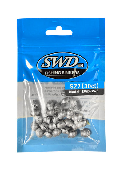 Lead Split Shot Fishing Sinkers Open Mouth