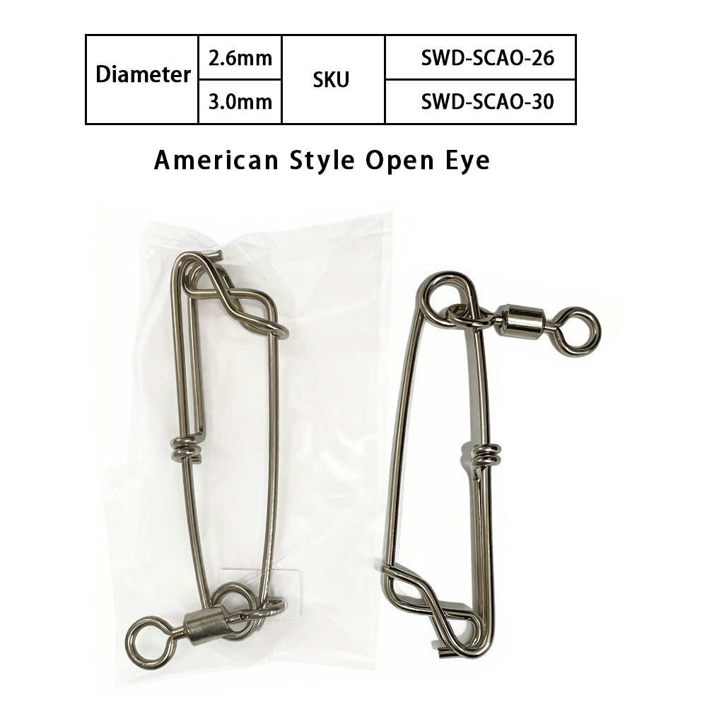 Coast lock Snap with Barrel Swivel