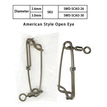 Coast lock Snap with Barrel Swivel