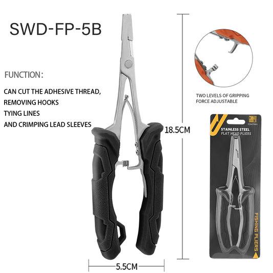 Multi-functional Flat Nose Fishing Plier