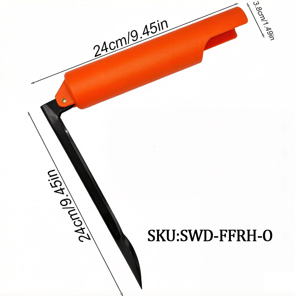 Foldable Fishing Rod Holder with Ground Stake