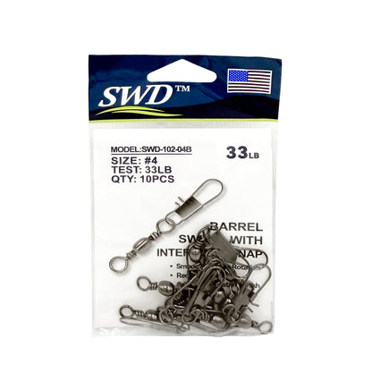 Barrel Swivel with Interllock Snap
