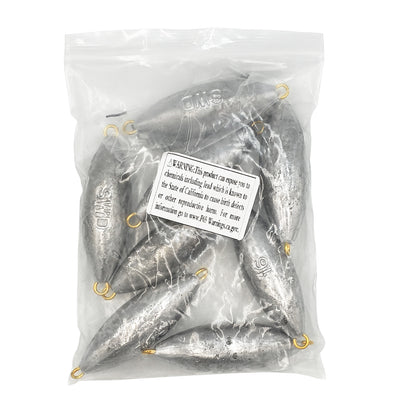 Double-ring Olive Sinker (Bulk-Packed)