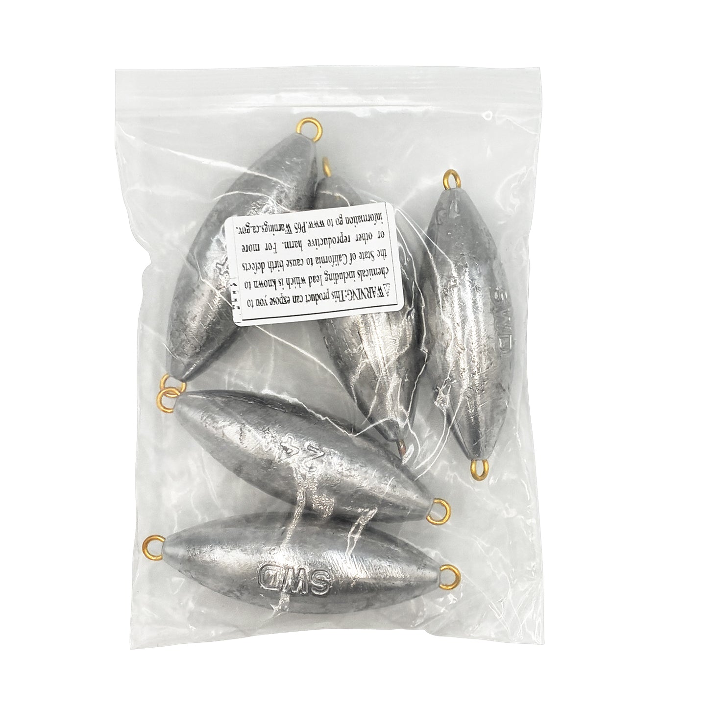 Double-ring Olive Sinker (Bulk-Packed)