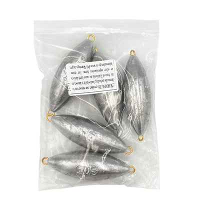 Double-ring Olive Sinker (Bulk-Packed)