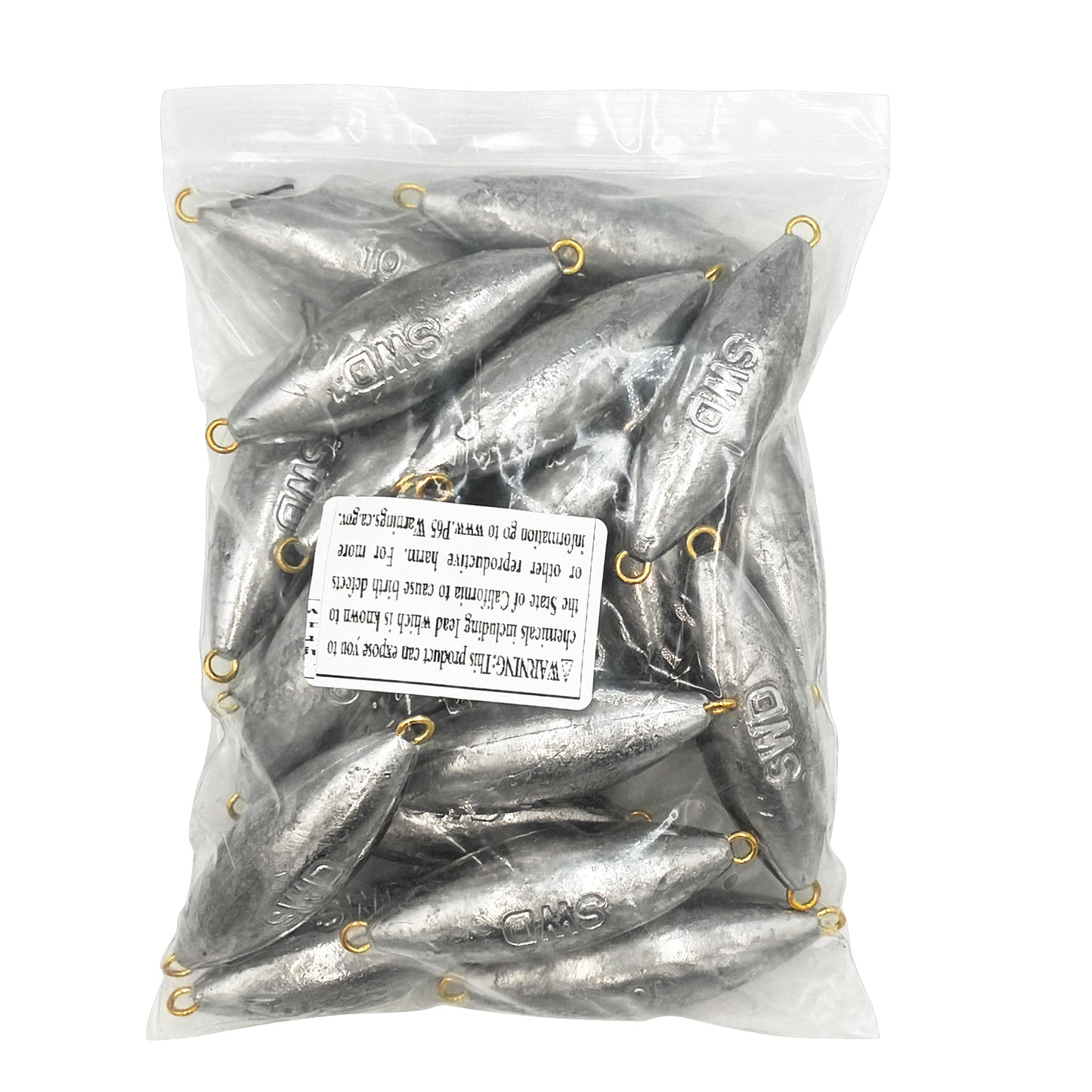 Double-ring Olive Sinker (Bulk-Packed)