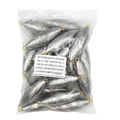 Double-ring Olive Sinker (Bulk-Packed)