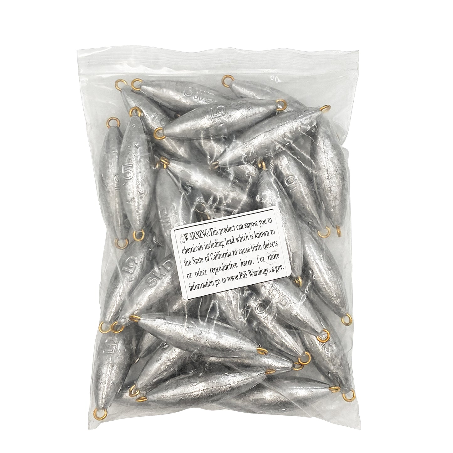 Double-ring Olive Sinker (Bulk-Packed)